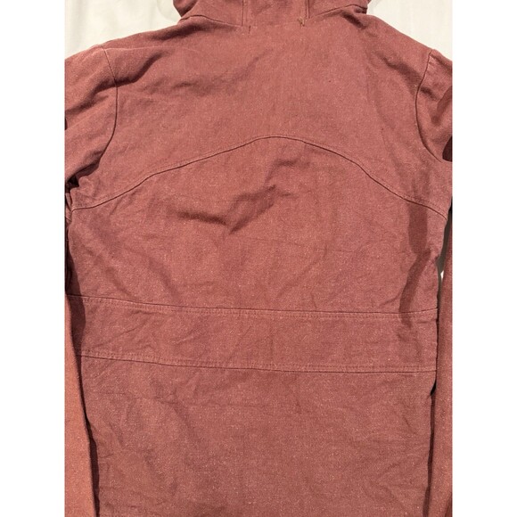 Vintage Y2K A-Wear-Ness Jacket S Brown Canvas Hooded Kimono Style Boho Canada - Picture 15 of 16